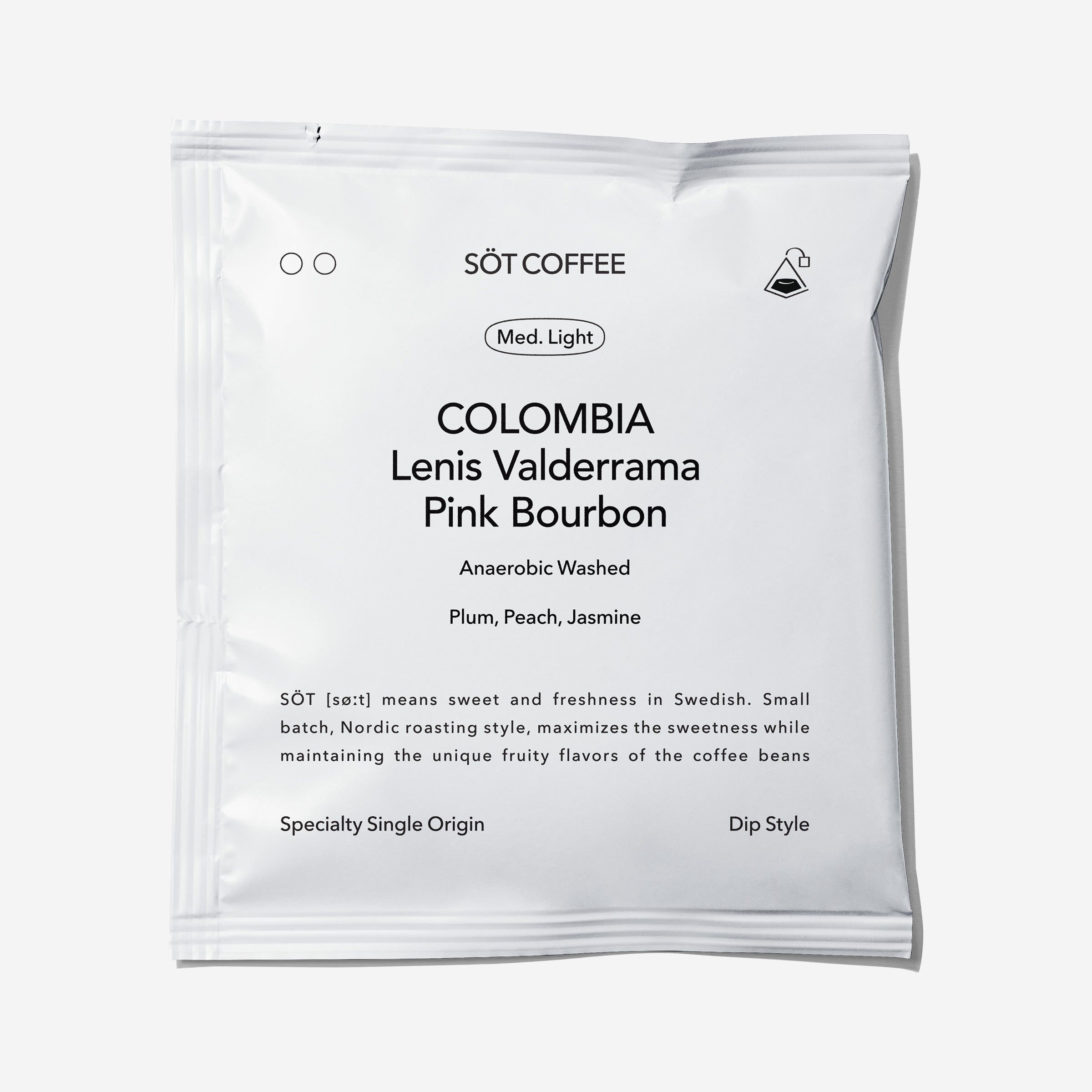 Colombia Lenis Valderrama Pink Bourbon Anaerobic Washed Drip Bag (DIP STYLE)